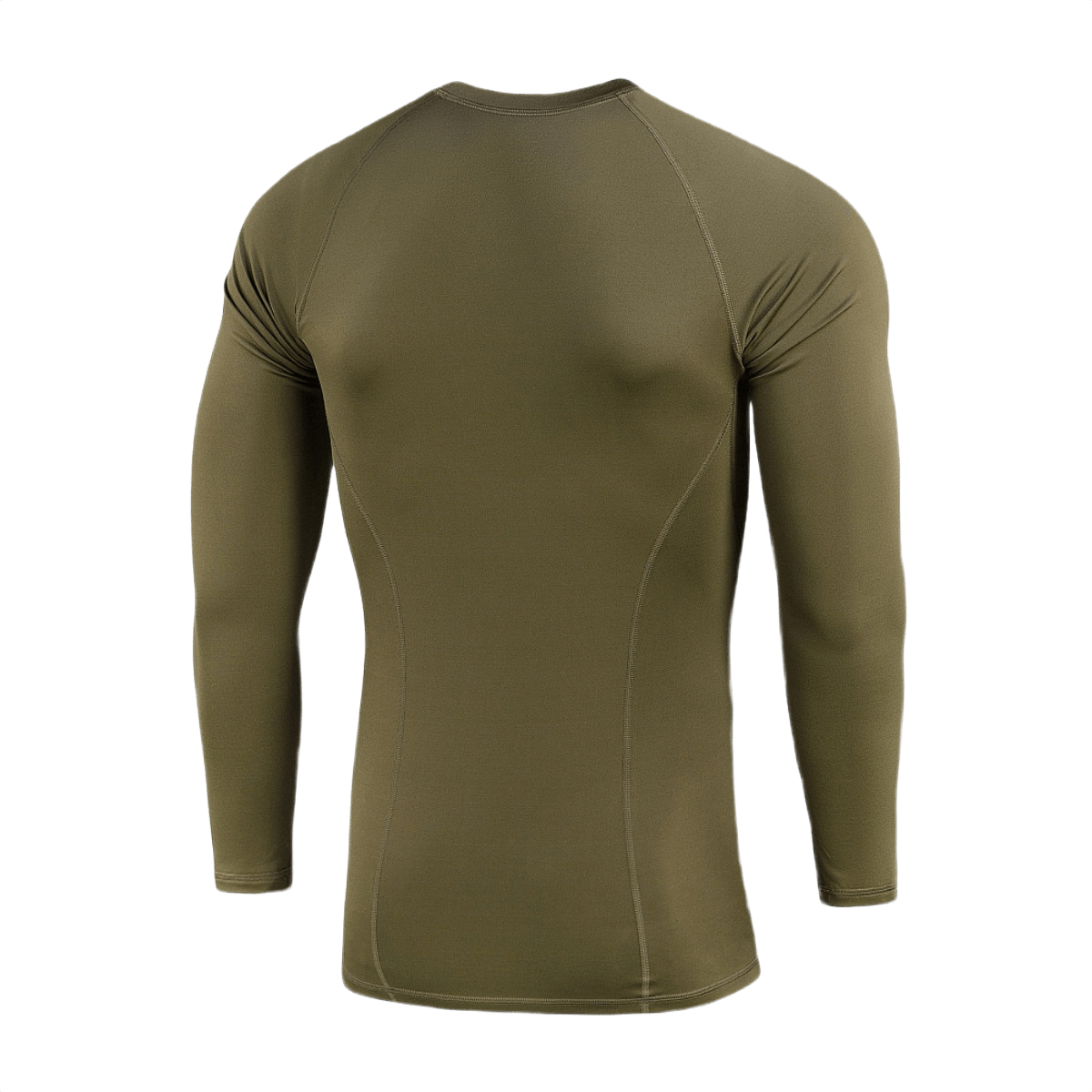 M-Tac Level I Polartec Thermal Shirt i olivengrøn - bagpå. Perfekt baselayer lavet af Polartec® Power Dry®, ideel til vinteraktiviteter.