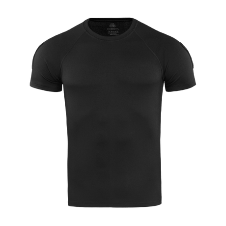 M-Tac T-Shirt Raglan Sweat-Wicking Tactical Summer, perfekt til aktiv brug og komfort under udstyr, i svedtransporterende, hurtigtørrende polyester.