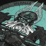 M-Tac T-Shirt Odin Mystery med Odin, ravnene Hugin og Munin, og teksten 'Valhalla Calling' i nordisk mytologi design.