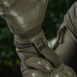 M-Tac Handsker Assault Tactical Mk.4 med forstærket læderhåndflade og justerbar velcro for et skridsikkert og komfortabelt greb.