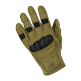 M-Tac Handsker Assault Tactical Mk.6 i olivengrøn, med syntetisk ruskind og forstærkede kno-pads, designet til taktisk brug.