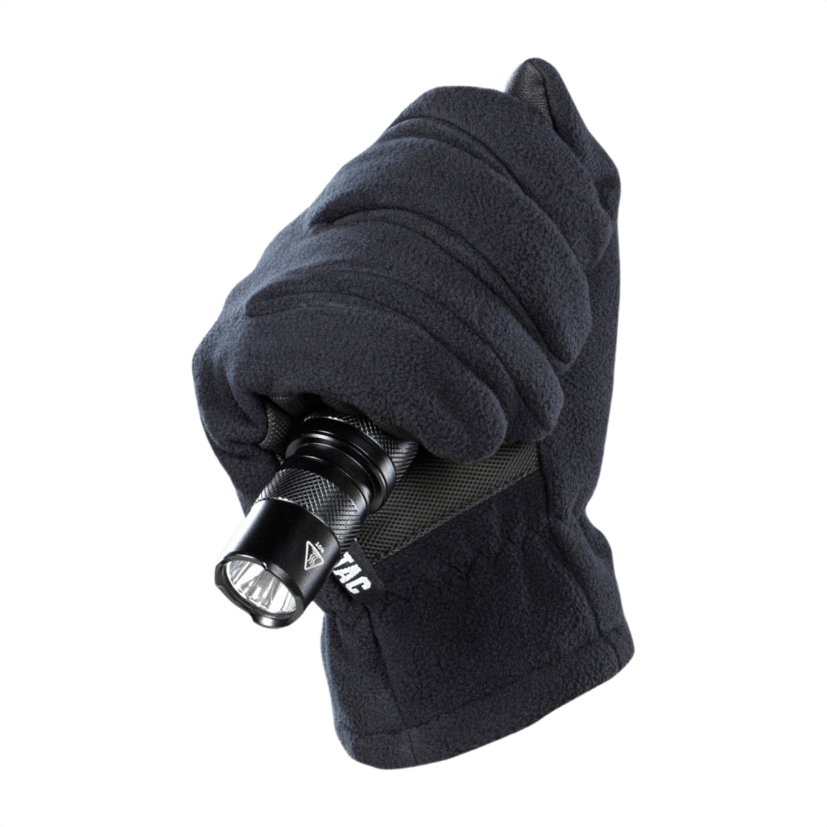 M-Tac Handsker Fleece Thinsulate med touchskærmfunktion, holder en lommelygte, ideelle til kuldebeskyttelse og komfort.