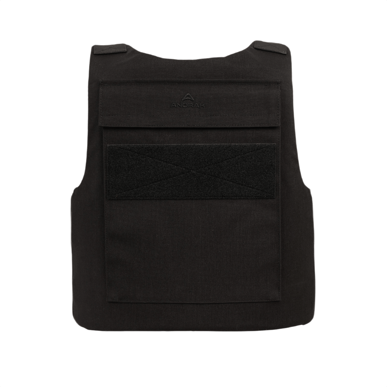 Anorak Titanium® Duty I Stik & Skudsikker Vest, sort soft armor-vest, Level IIIA beskyttelse for politi og sikkerhedspersonale.
