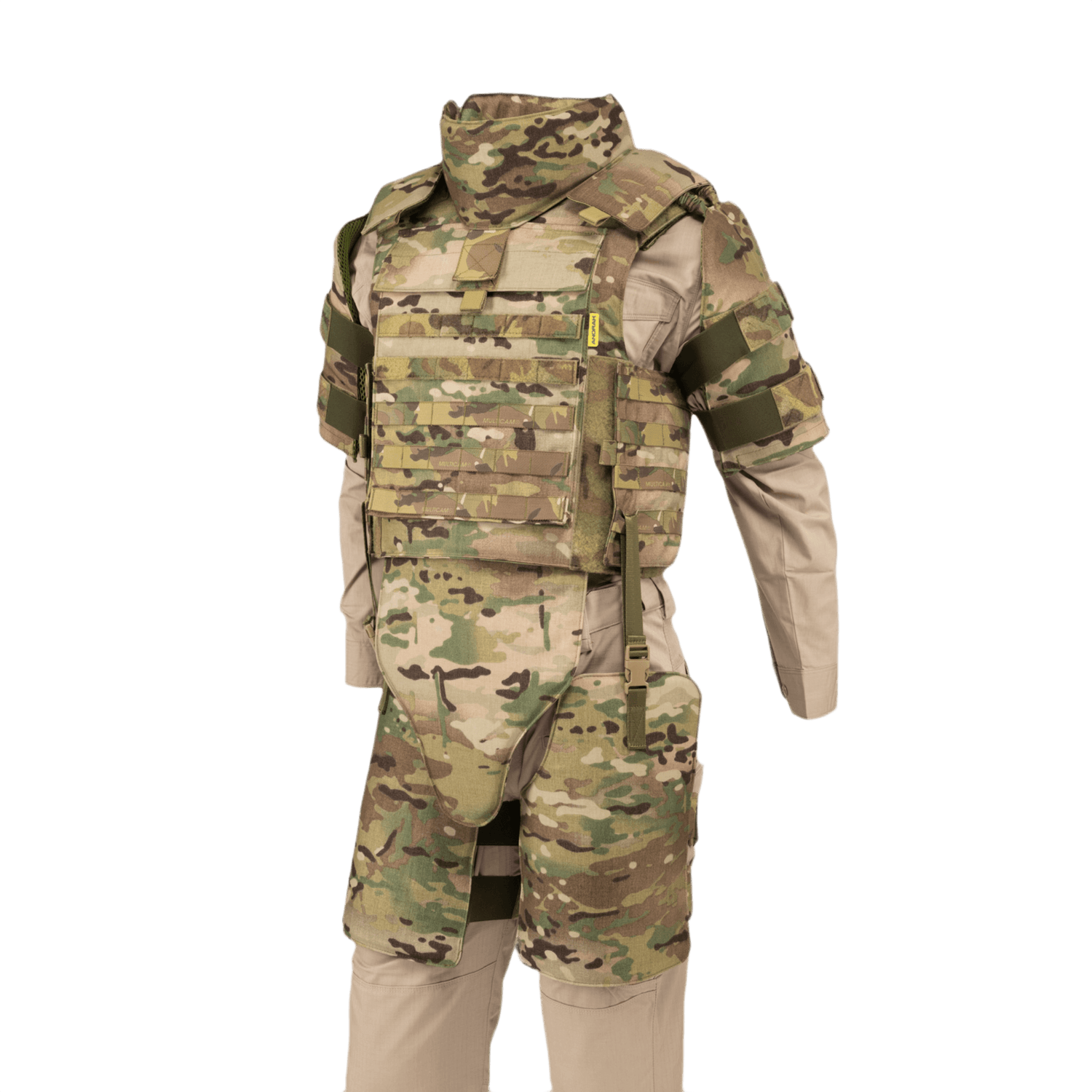 Anorak Niobium® Tactical II – full set MultiCam® blødt kropspanser-system med multi-trussel beskyttelse og tilpasningsevner