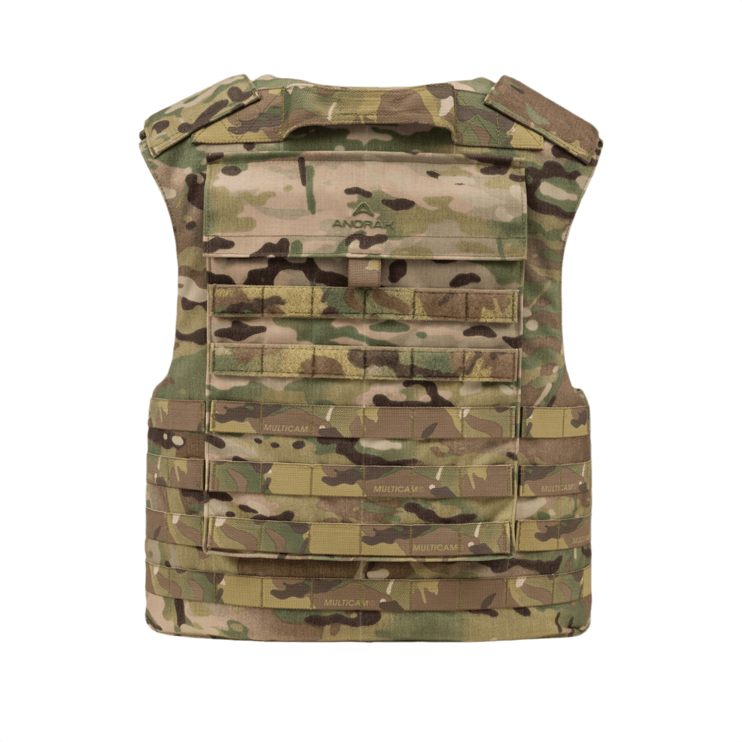 Anorak Niobium® Tactical II – fr.bk. MultiCam® Stik & Skudsikker Vest i camouflage-design forbeskyttelse mod trusler.
