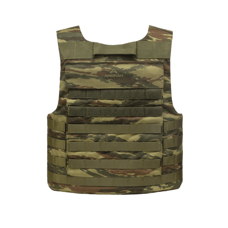 Anorak Chromium® Tactical I Skudsikker Vest i camouflage, ergonomisk designet med maksimal IIIA-beskyttelse, let og antibakteriel.