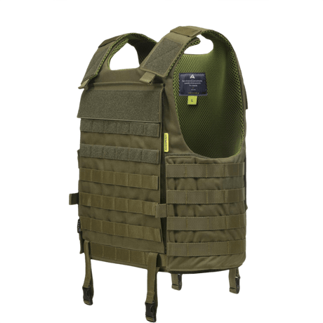 Anorak Tactical I Cover i grøn farve med 360° PALS webbing til montering af MOLLE-udstyrsposer.