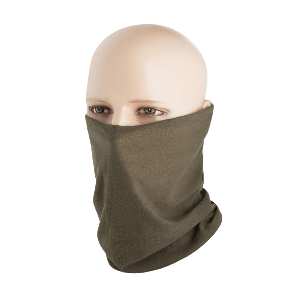 M-Tac Let Tubehalstørklæde i brug som støvmaske på mannequin