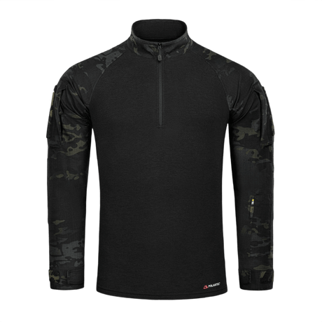M-Tac Combat Shirt Gen.II Pro NYCO Extreme i Black Multicam® med brandsikkert Polartec materiale, ideel til taktisk brug.