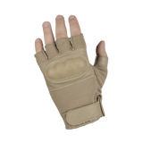 M-Tac Fingerløse Handsker Assault Tactical Mk.4 i ægte læder med forstærket håndflade og justerbar velcro for komfortabel pasform.
