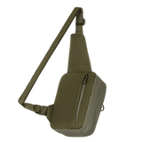 M-Tac Sling Pistol Taske Elite Hex med Velcro i grønt, slidstærkt Cordura materiale, ideel til komfortabel skjult bæring af våben.