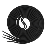 M-Tac Snørebånd med Impregnering, sorte nylon snørebånd med vandafvisende egenskaber til sko og taktisk fodtøj.