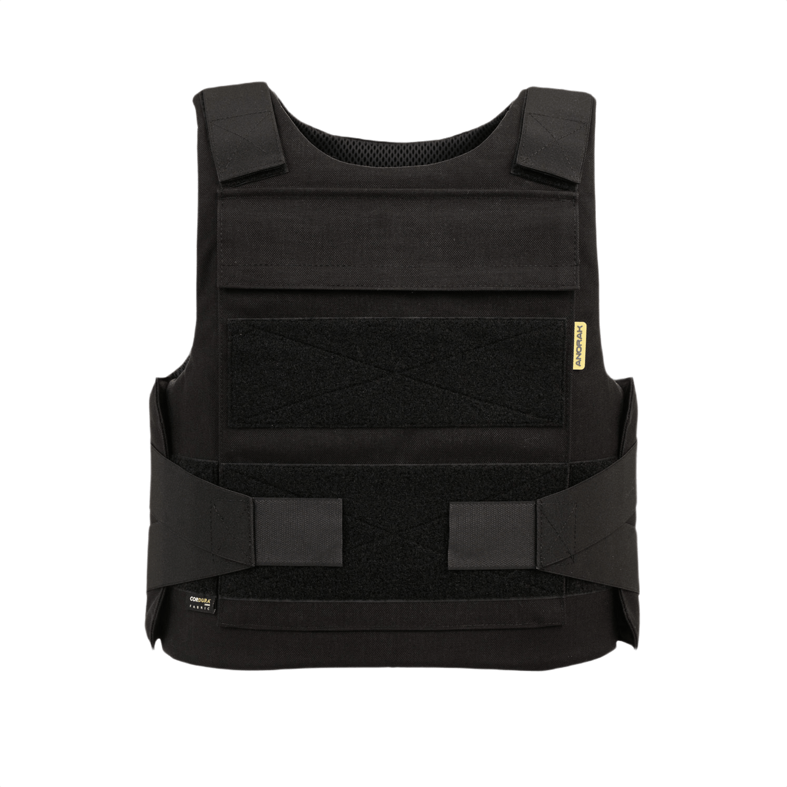 Anorak Niobium® Duty I Stik & Skudsikker Vest - Sort kropspanser til beskyttelse mod skydevåben og knive.