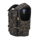 Anorak Rhodium® Tactical II – fr.bk. MultiCam® Stik & Skudsikker Vest med niveau IIIA-beskyttelse, designet til kropsdækning og tilpasning.