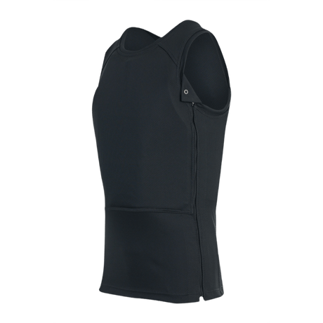 Anorak Rhodium® Undershirt II soft armor-vest med høj skjulbarhed og NIJ 0101.06 niveau IIIA knivbeskyttelse, sort