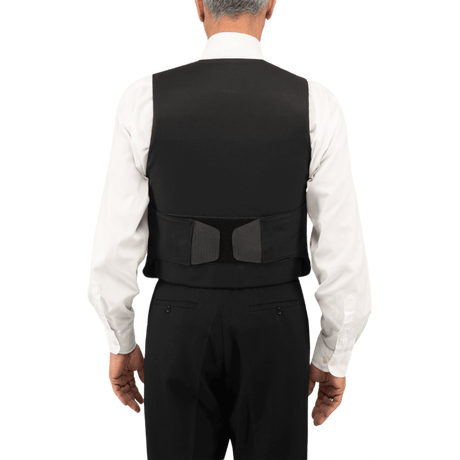 Anorak Rhodium® VIP I Stik & Skudsikker Vest i elegant, lavprofil design, set bagfra med hook & loop-lukninger.