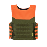 Anorak Shield I Cover i orange og oliven, holdbart og beskyttende cover til hverdagsbrug eller udendørsaktiviteter.