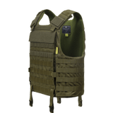 Anorak Titanium® Tactical III Stik og Skudsikker Vest med Level IIIA beskyttelse i grøn farve til sikkerhed og holdbarhed