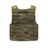 Anorak Titanium® Tactical III Stik og Skudsikker Vest med camouflage-design, Level IIIA beskyttelse, knivmodstand, UHMWPE og UD ARAMID materialer.