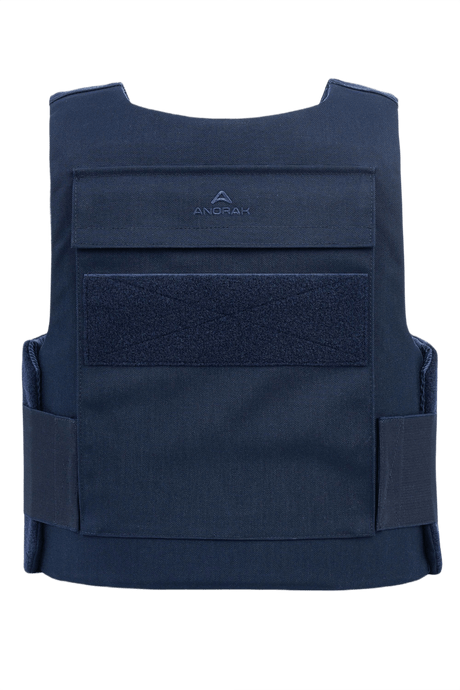 Anorak Chromium® Duty III Skudsikker Vest med ergonomisk Level IIIA beskyttelse og Coolmax® foring i marineblå CORDURA® stof.