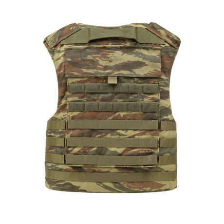 Anorak Chromium® Tactical II – fr.bk. Skudsikker Vest med IIIA-beskyttelse, camouflagemønster og justerbare stropper.