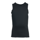 Anorak Rhodium® Undershirt II, sort blød skudsikker vest med niveau IIIA-beskyttelse, designet til skjult under en skjorte.