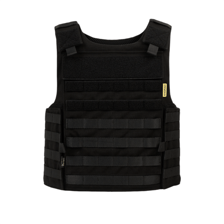 Anorak Rhodium® Tactical I Stik & Skudsikker Vest i sort med beskyttelsesniveau IIIA og kniv-resistens i henhold til NIJ 0101.06 standarden.