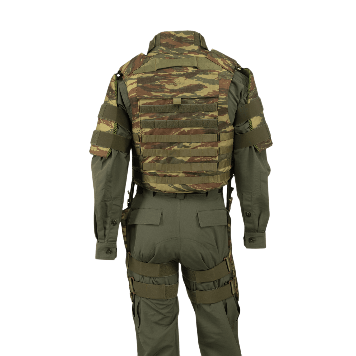Anorak Tactical II – full set Cover med 360° PALS webbing i 1000D CORDURA®, ideel til politi, kystvagt og forsvar.