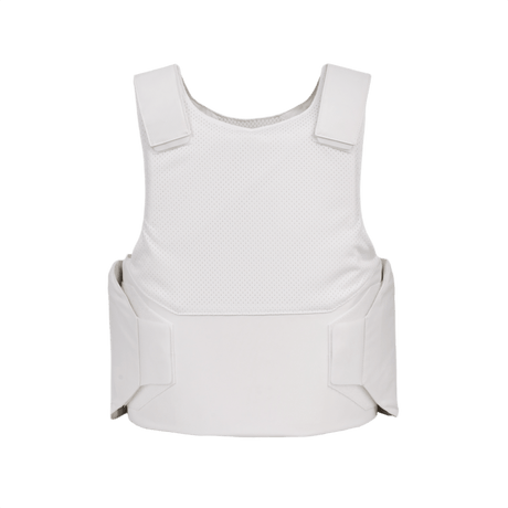 Anorak Titanium® Concealable I Stik & Skudsikker Vest i hvidt design, niveau IIIA beskyttelse, skjul under almindeligt tøj.