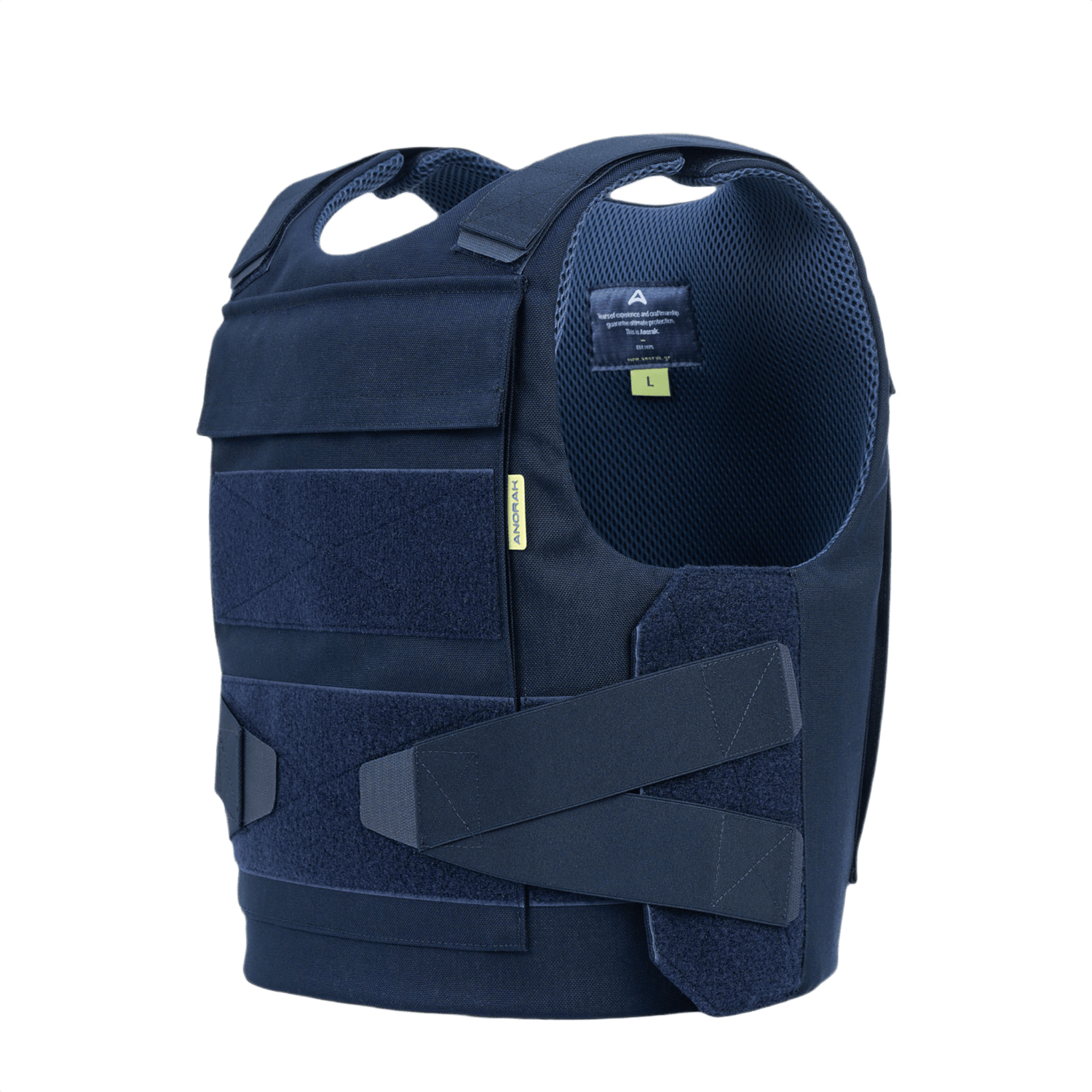 Anorak Titanium® Duty II Stik & Skudsikker Vest, Level IIIA NIJ 0101.04 STD beskyttelse, sort sikkerhedsvest til politibetjente.