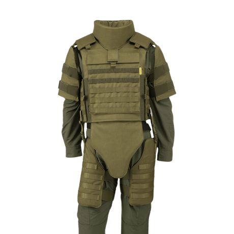 Anorak Titanium® Tactical II - full set softbody-vest med Level IIIA beskyttelse, designet til specialstyrker i politiet.
