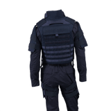 Anorak Titanium® Tactical II - full set softbody-vest, NIJ Level IIIA protection, police special forces gear, rear view