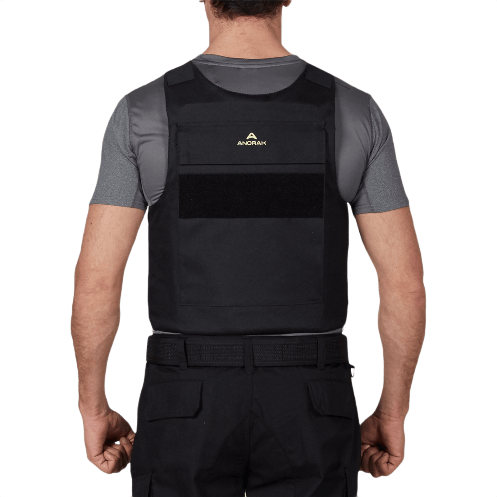 Anorak Chromium® Duty I Skudsikker Vest med antibakterielle egenskaber og temperaturregulering set bagfra.