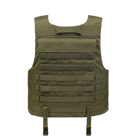 Anorak Chromium® Tactical I Skudsikker Vest, letvægtsbeskyttelse i CORDURA® med antibakterielle egenskaber, ideal til politi og forsvar.