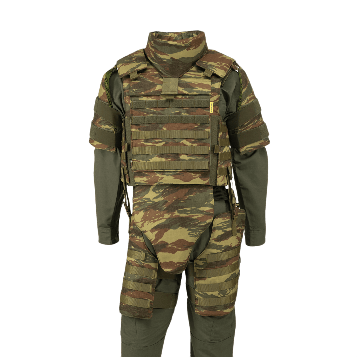 Anorak Chromium® Tactical II – fuldt sæt soft body armor vest med fuld kropsdækning og robust design