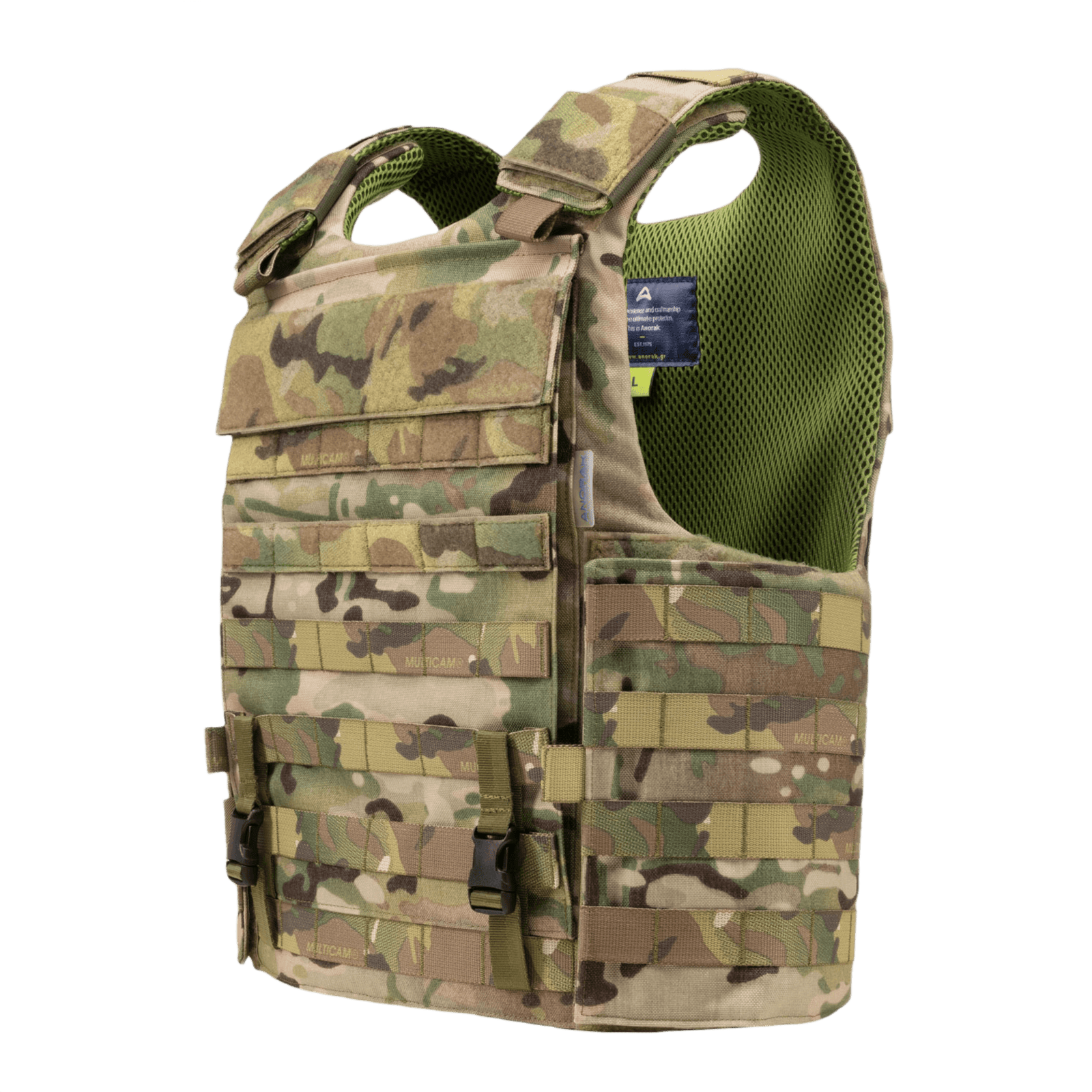 Anorak Chromium® Tactical III Skudsikker Vest - NIJ IIIA beskyttelse, let og fleksibel, camouflage design, UHMWPE soft armor
