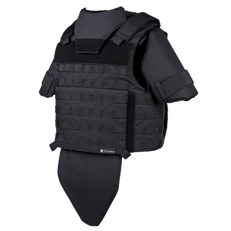 Elite Armor Combat vest set forfra i vinkel