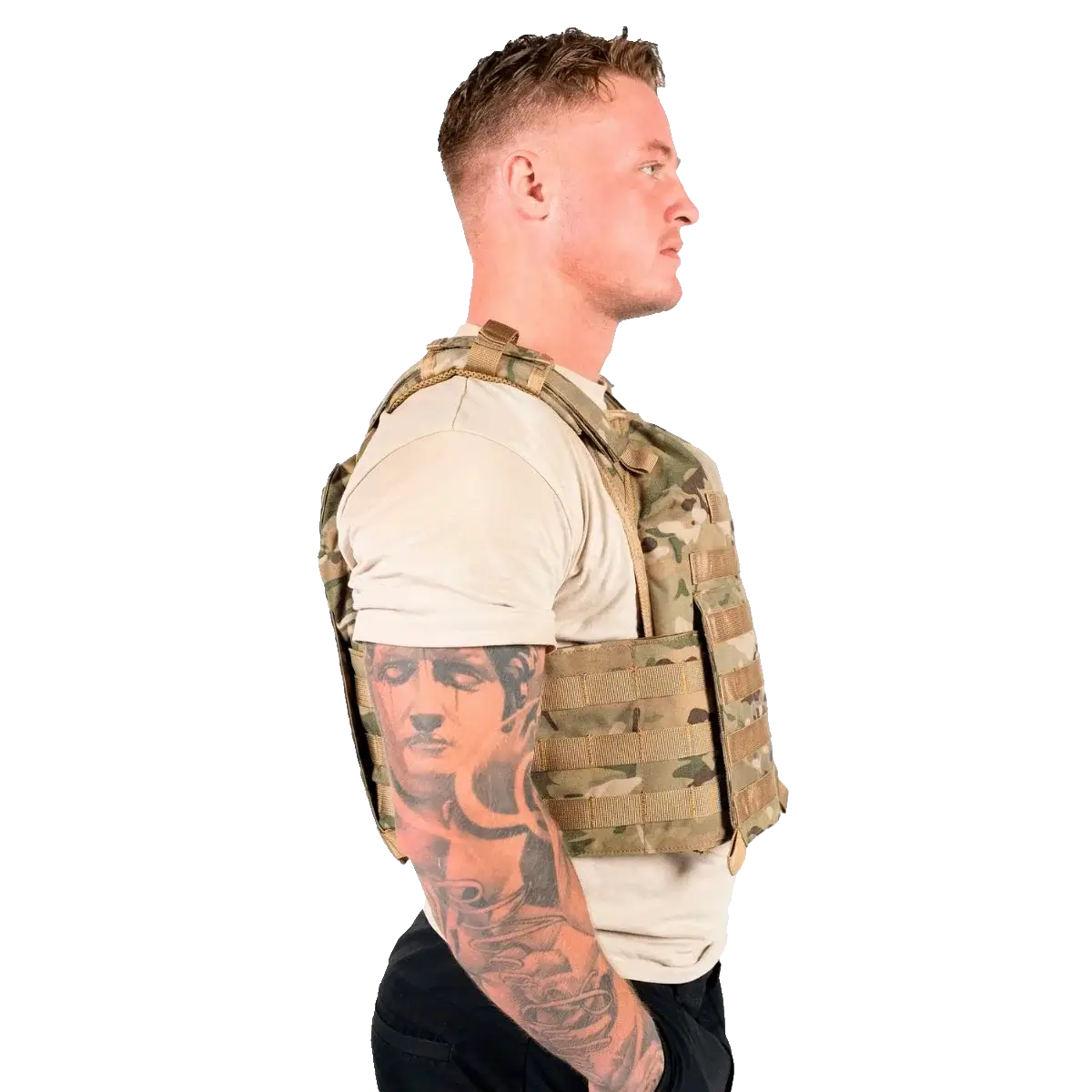 Elite Armor Plate Carrier Camo.