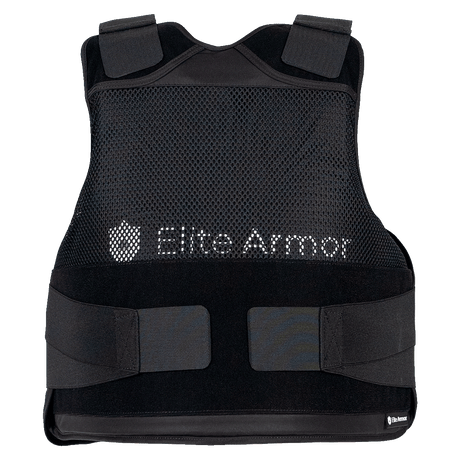 Elite Armor RX2 Stik & Skudsikker Vest – tæt på visning af vestens front.