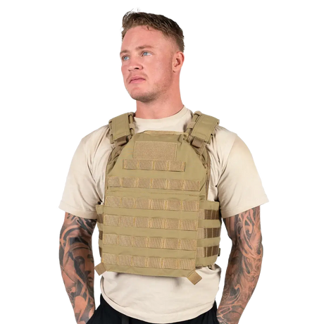 Elite Armor Plate Carrier Khaki.