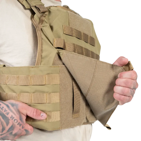 Elite Armor Plate Carrier Khaki.