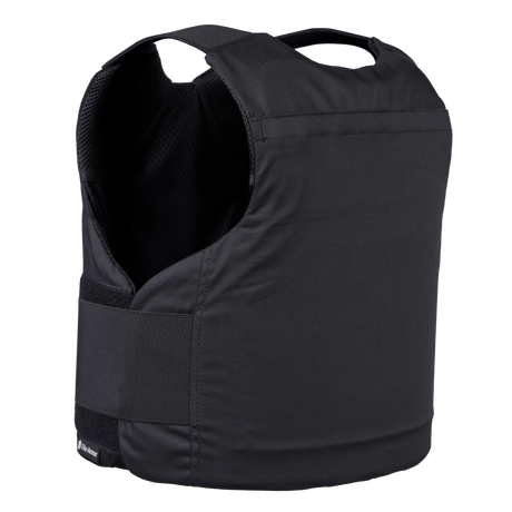 Elite Armor Impact stik og skudsikker vest - set bagfra med lomme til traumeplader