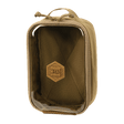 M-Tac Utility Organizer Transparent Elite Small Gen. II i robust Cordura 500D, ideel til EDC-udstyr og våbentilbehør, 22x14 cm.