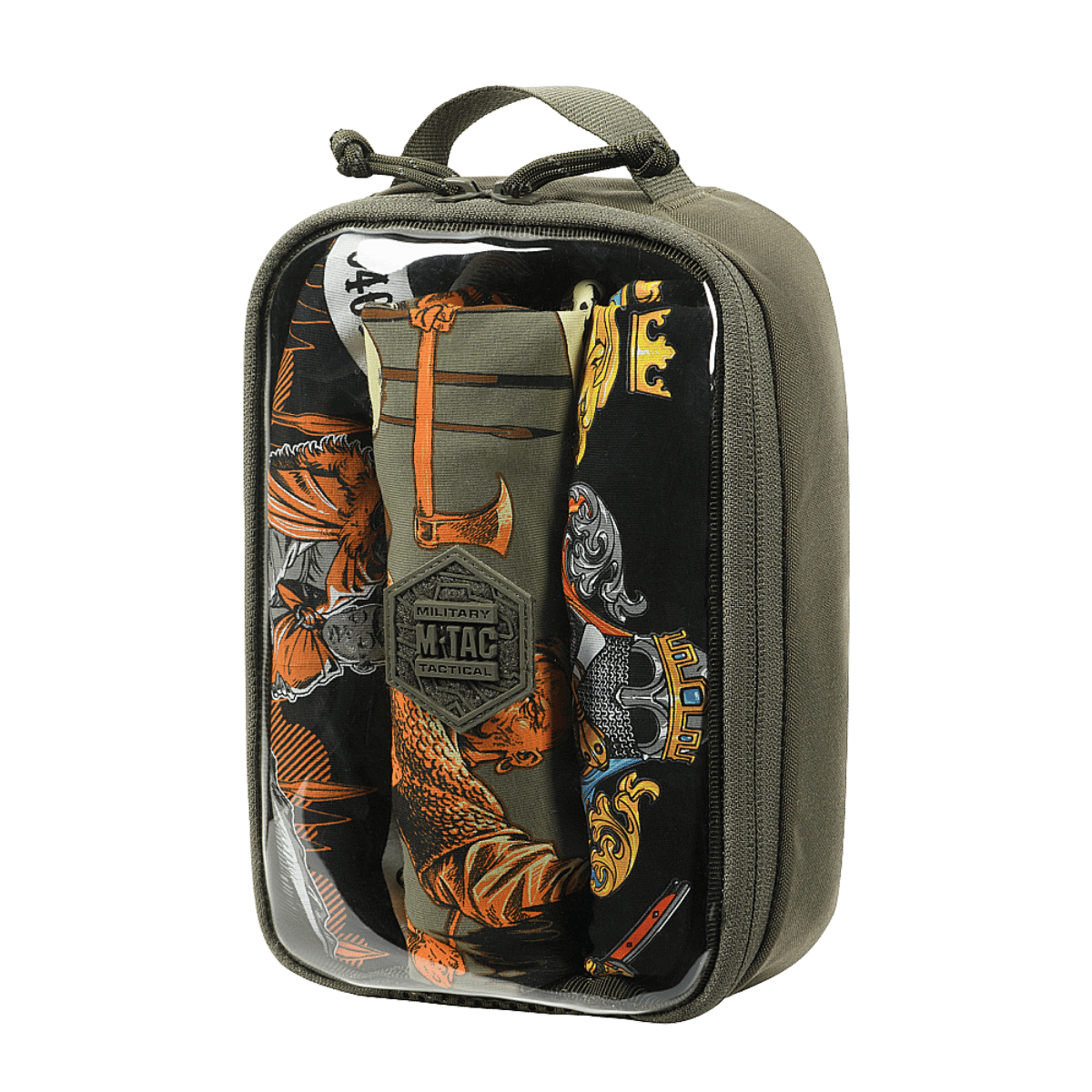 M-Tac Utility Organizer Transparent Elite Small Gen. II i slidstærk Cordura og gennemsigtig PVC til opbevaring og sikkerhed af udstyr.