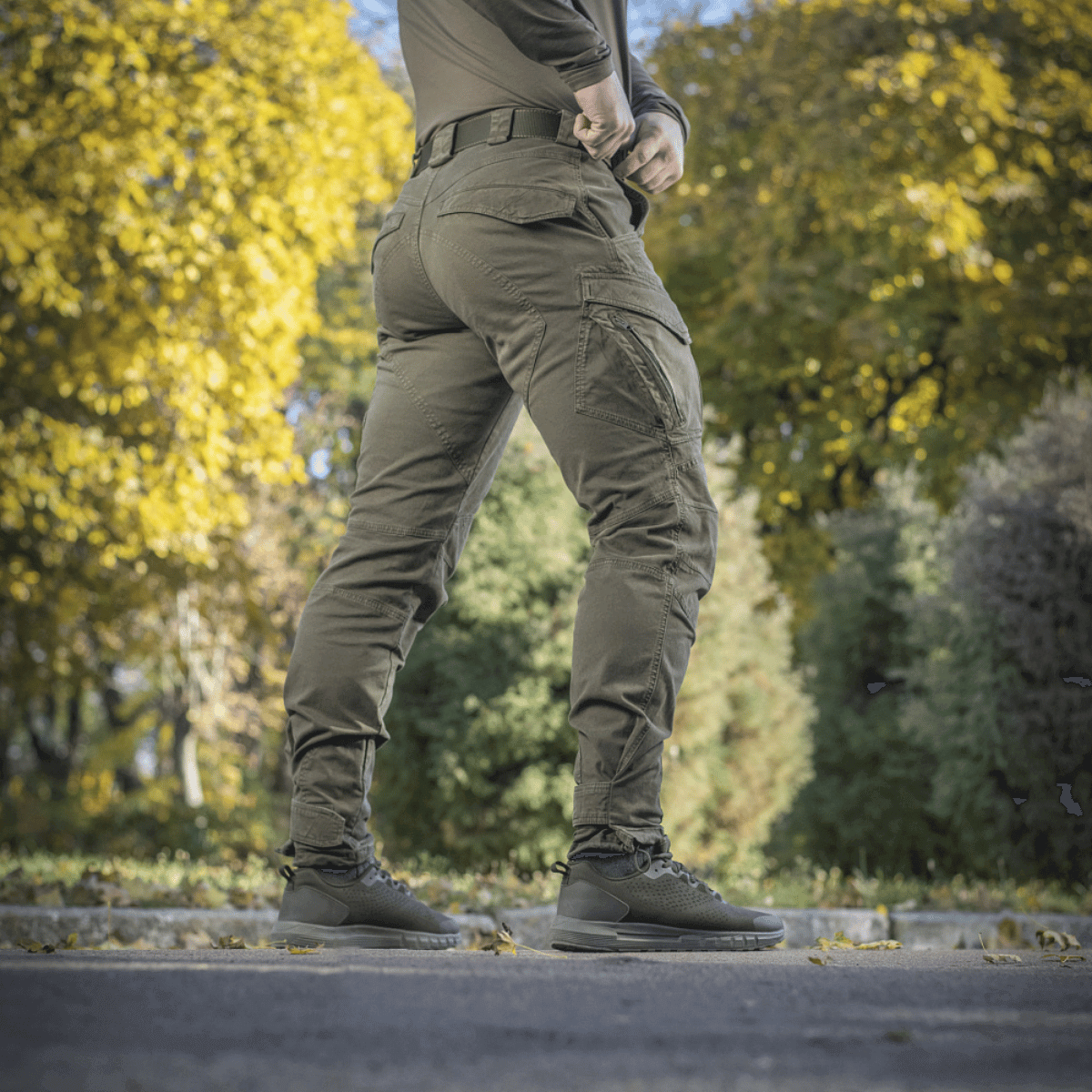 M-Tac Bukser Aggressor Gen.II Vintage bukser i naturen, fremstillet af bomuldsstof med elastan for bevægelsesfrihed og stil.