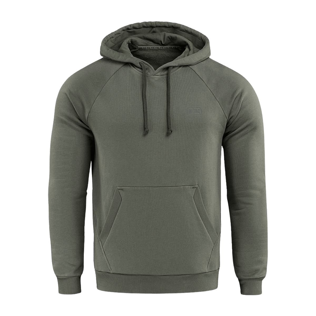 M-Tac Hættetrøje Cotton Raglan i grøn, komfortabel og alsidig med raglanærmer, perfekt til hverdagsbrug og aktiv livsstil.