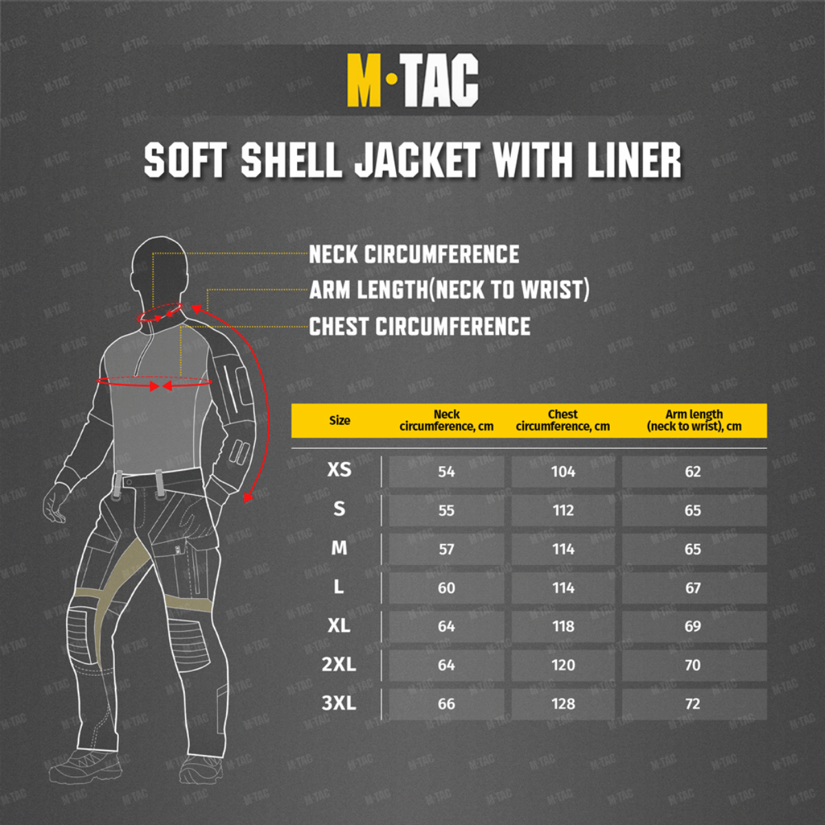 M-Tac Soft Shell Jacket with Liner
