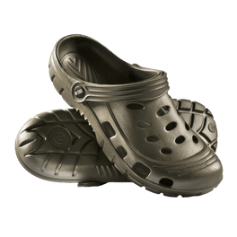 M-Tac EVA rubber clogs with shock-absorbing EVA sole and adjustable heel strap for a comfortable, secure fit.
