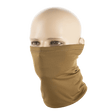 M-Tac Tube Scarf Polartec Power Grid i brun, slidt som ansigtsmaske, beskytter mod vind og kulde, anvendelig som halstørklæde eller pandebånd.