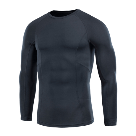 M-Tac Undertøj Active Level I sort termotrøje med lang ærme, designet til høj komfort og åndbarhed under fysisk aktivitet.